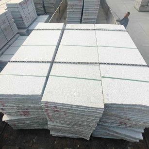 云浮芝麻白毛板，石材毛板