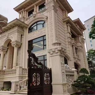 云浮黄金麻别墅外墙异形定制